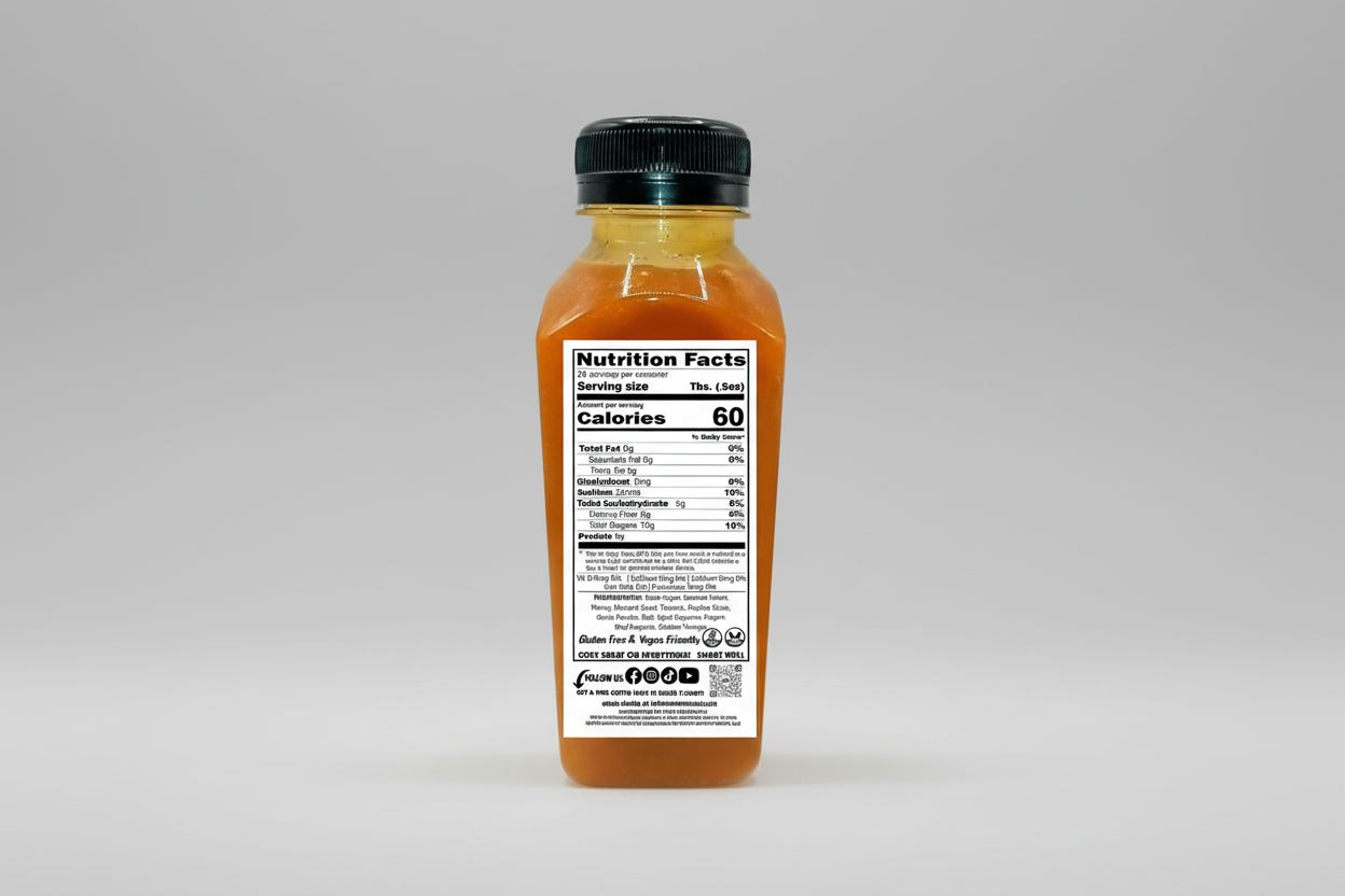 Gotta Have It! Sauce Honeey Mustard Nutrition Label